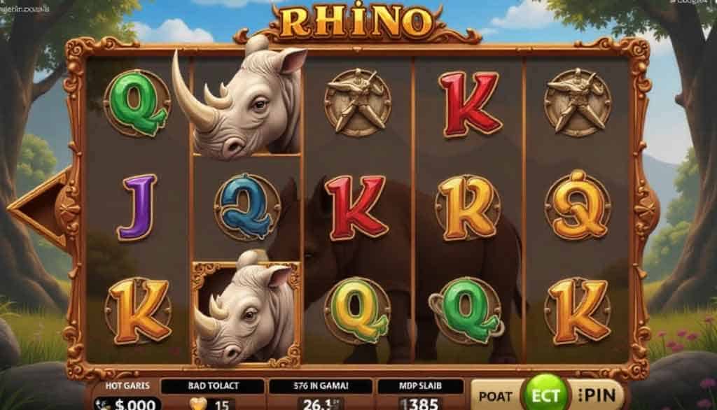 Sensasi Bermain Slot via Dana di Game Rhino Blitz dari Playtech