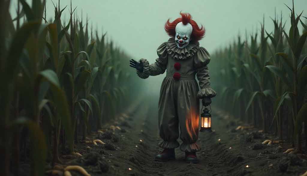 Clown in a Cornfield Film Horor: Teror Badut di Ladang Jagung
